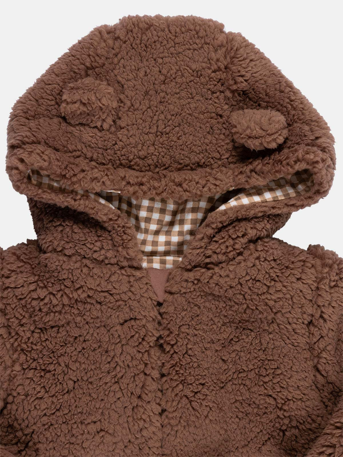 Manteau sherpa à capuche garçon (3-36M) Manteau sherpa à capuche garçon (3-36M)