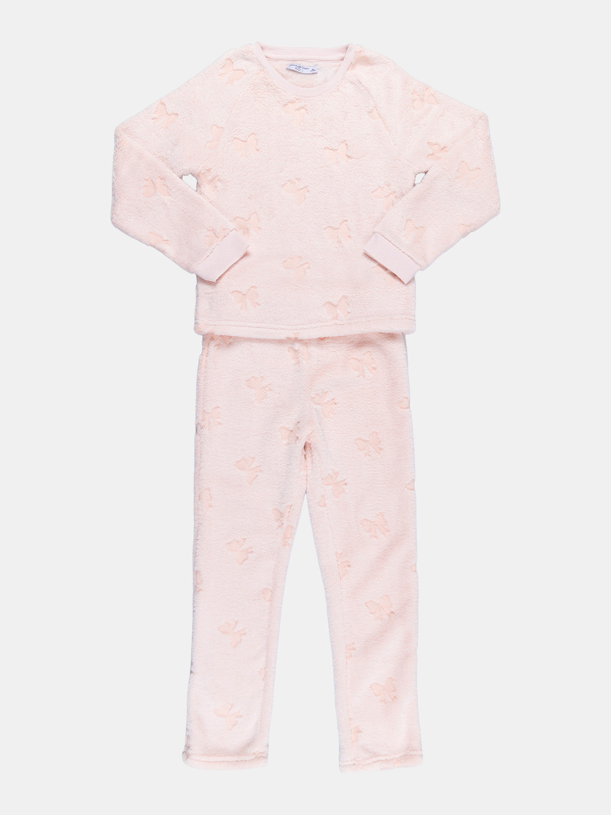 Pyjama polaire motif noeud fille (6-14A) Pyjama polaire motif noeud fille (6-14A)