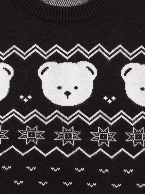 Pull de Noël ourson fille...