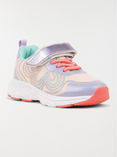 Baskets de sport fleur fille (24-30)