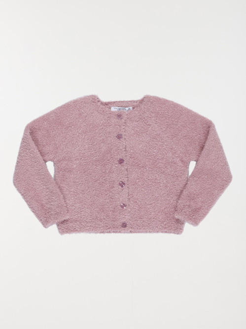 Gilet quartz rose fille...
