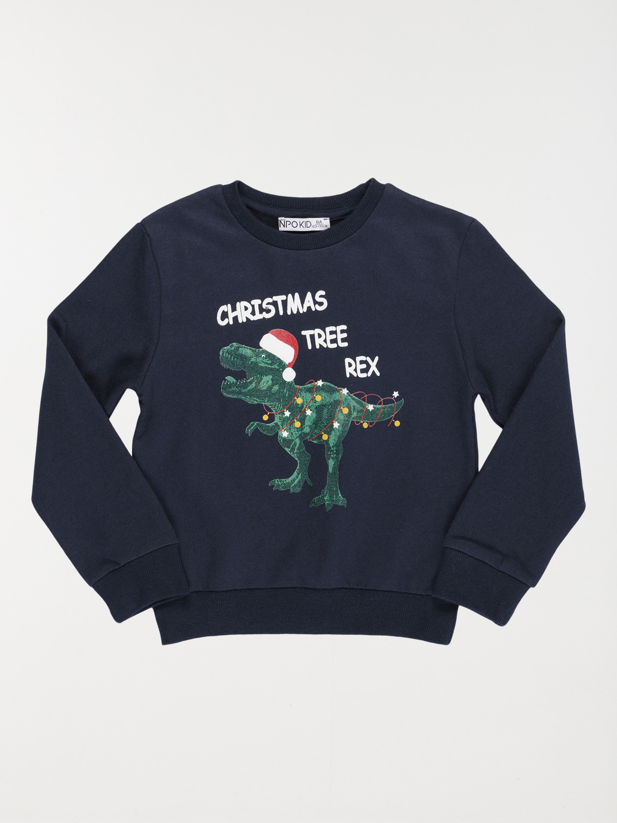 Sweat Noël dinosaure garçon(3-12A)