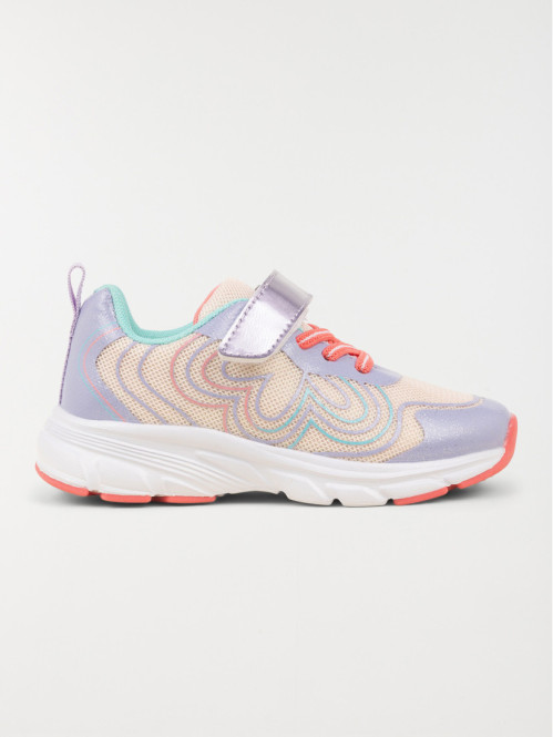 Baskets de sport fleur fille (24-30)