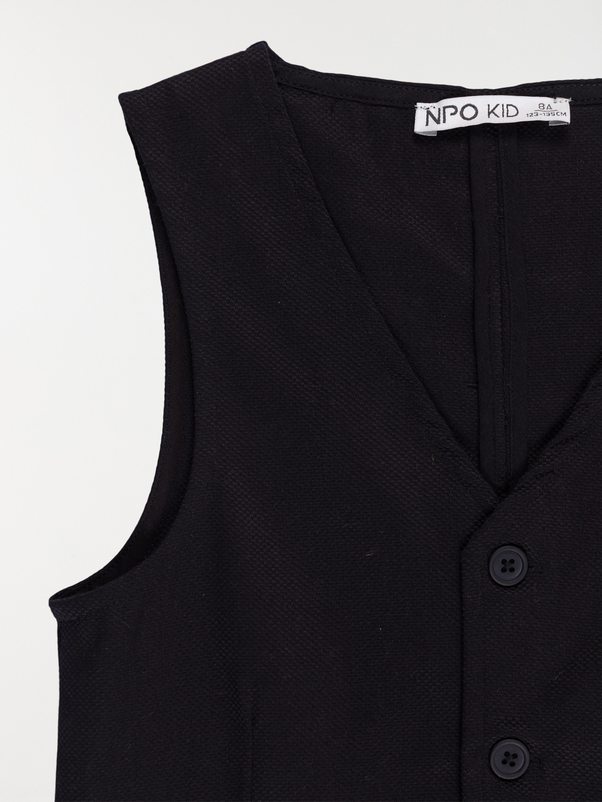 Gilet sans manches noir garçon (3-12A) Gilet sans manches noir garçon (3-12A)