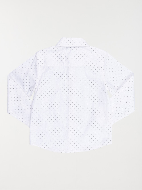 Chemise imprimée blanche...