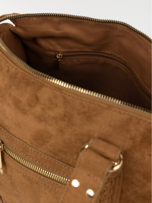 Sac à main détails dorés femme