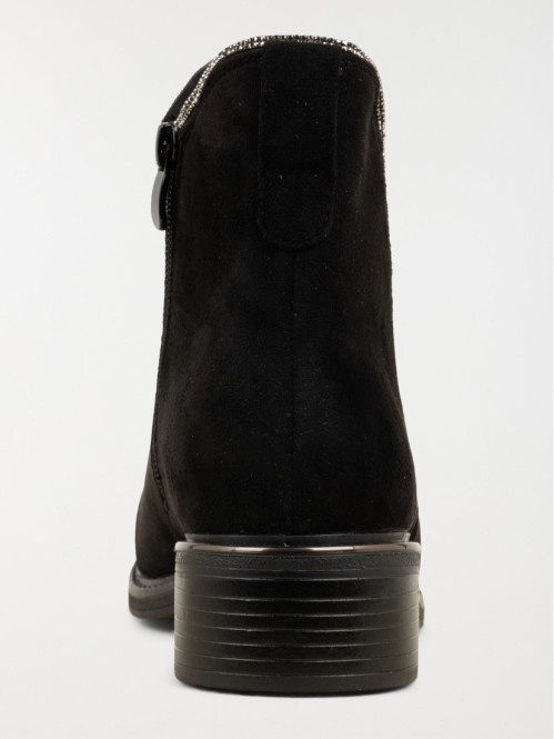 Bottines détails brillants...