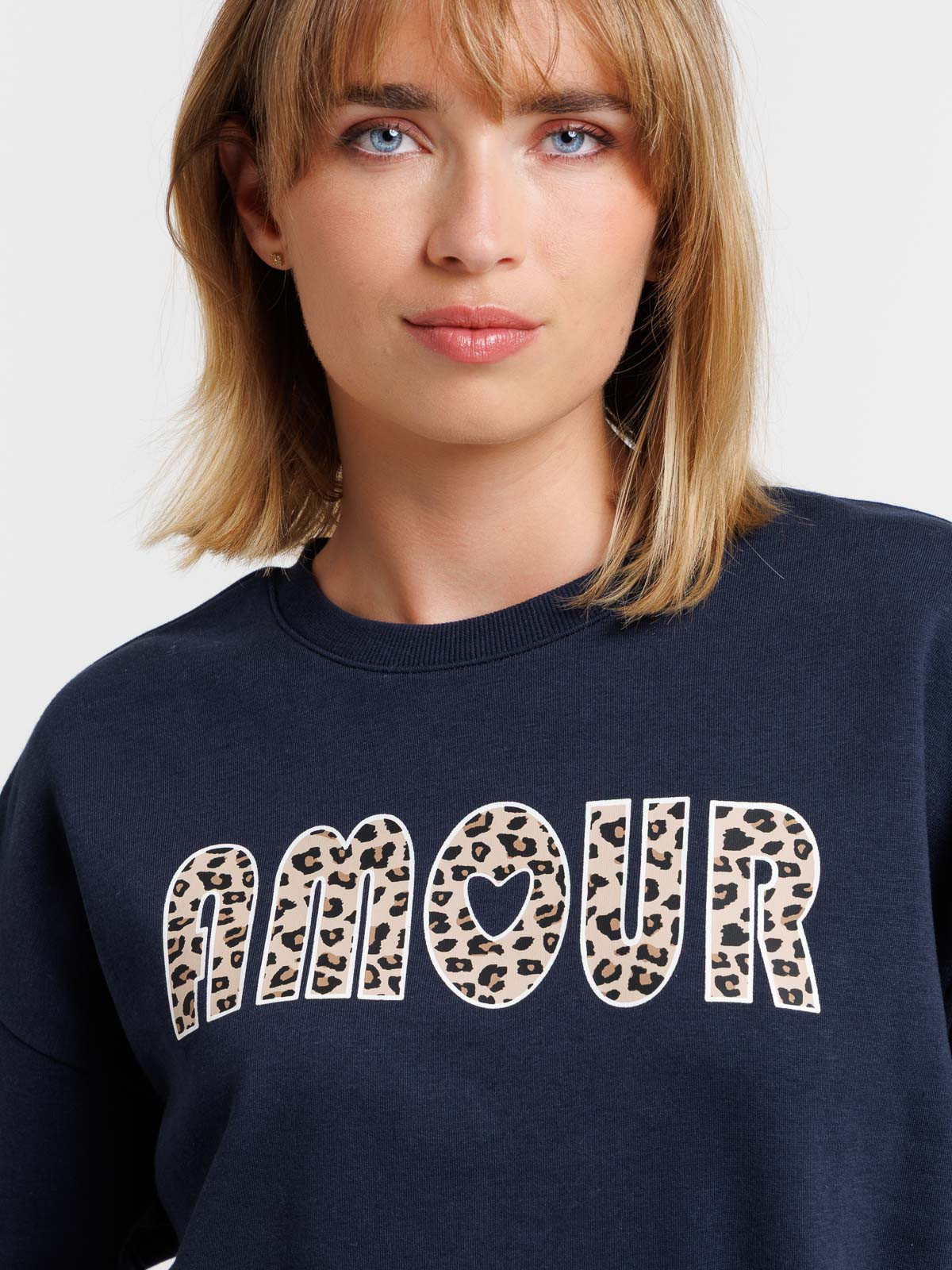 Sweat amour léopard femme Sweat amour léopard femme