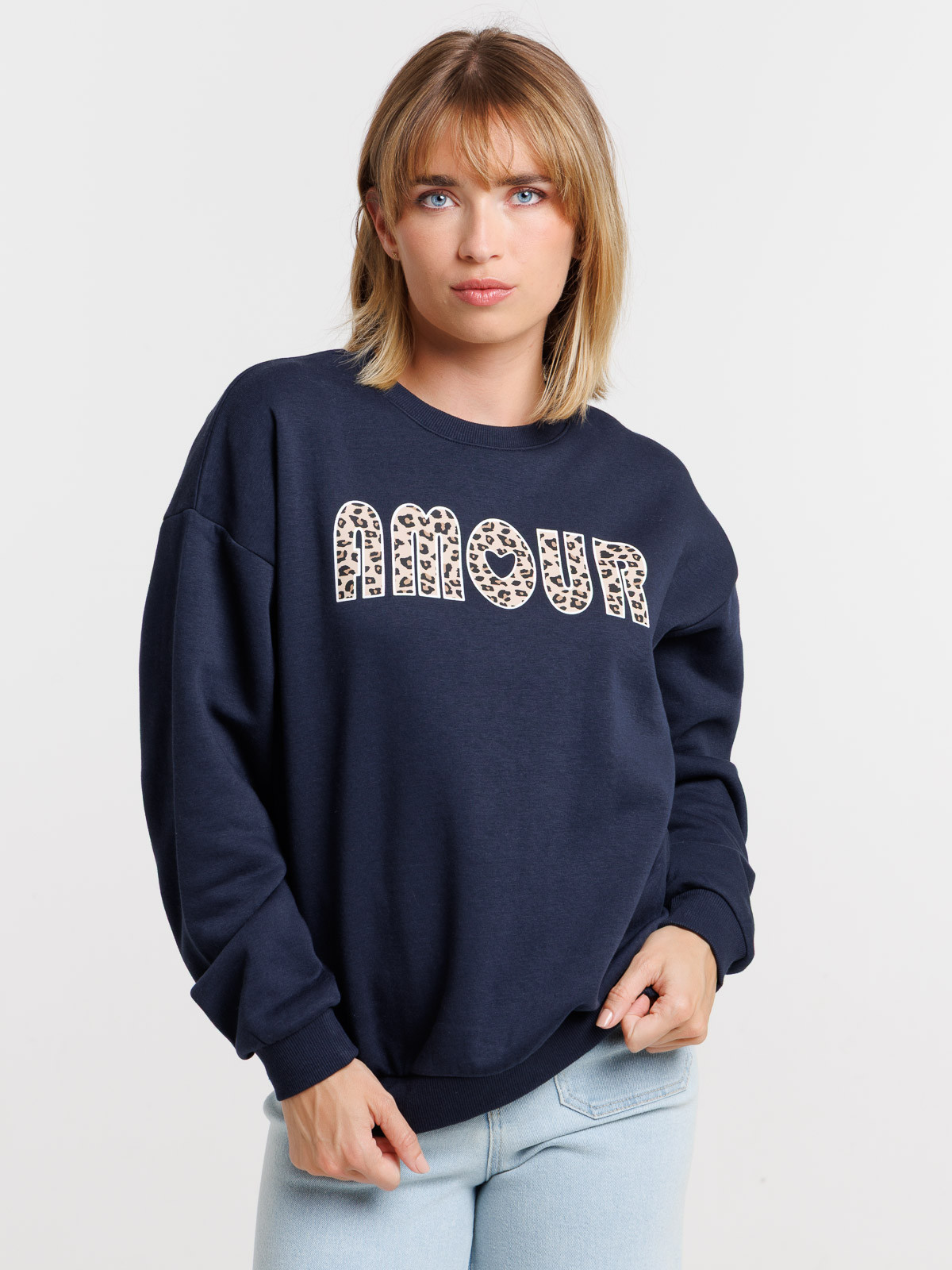 Sweat amour léopard femme Sweat amour léopard femme