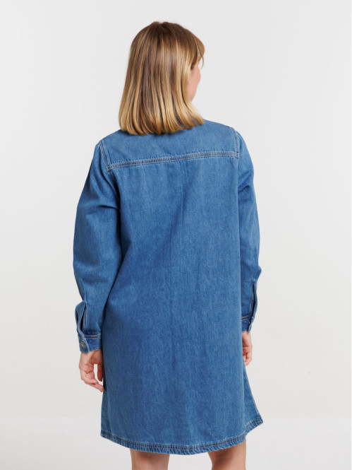 Robe en jean dark stone femme