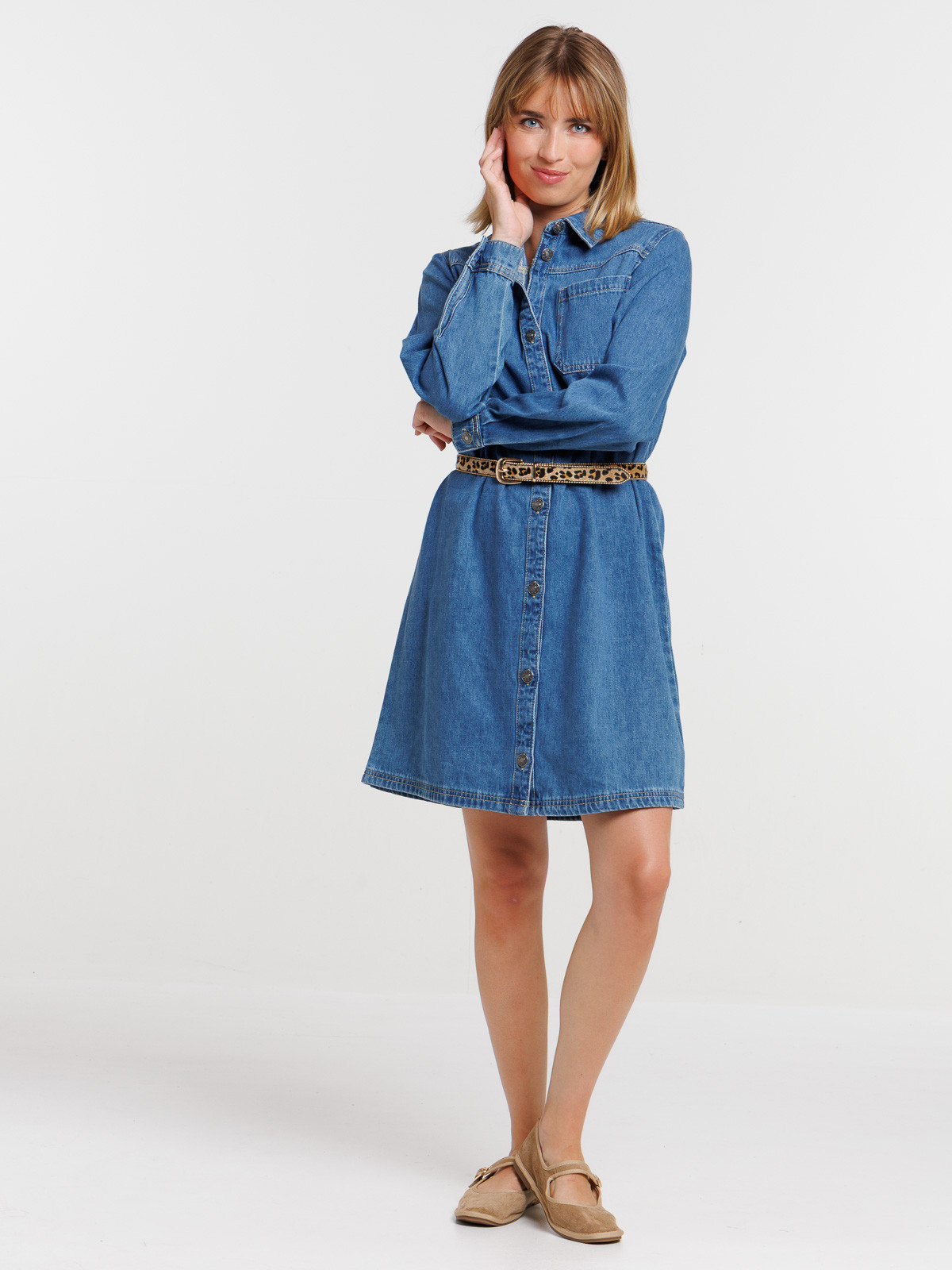Robe en jean dark stone femme Robe en jean dark stone femme