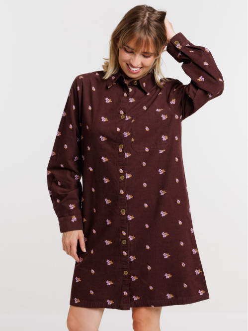 Robe courte fleurie en...