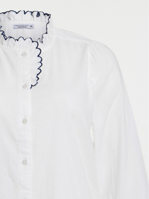 Chemise col montant grande...