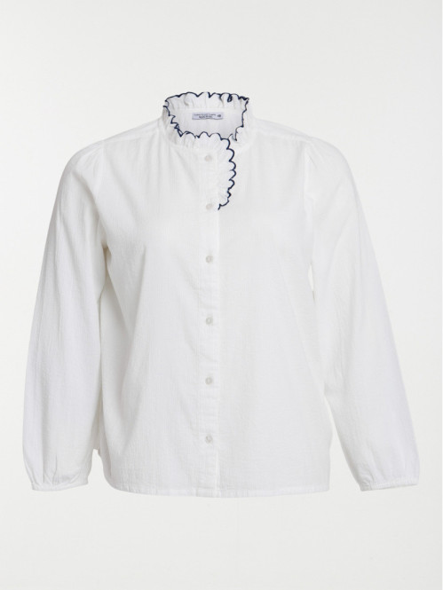 Chemise col montant grande...