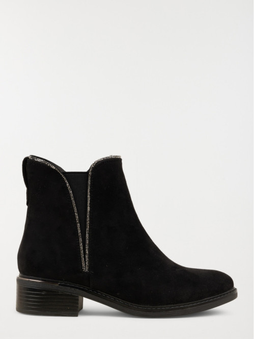 Bottines détails brillants...
