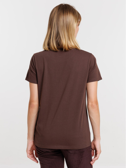 T-shirt café croissant femme 