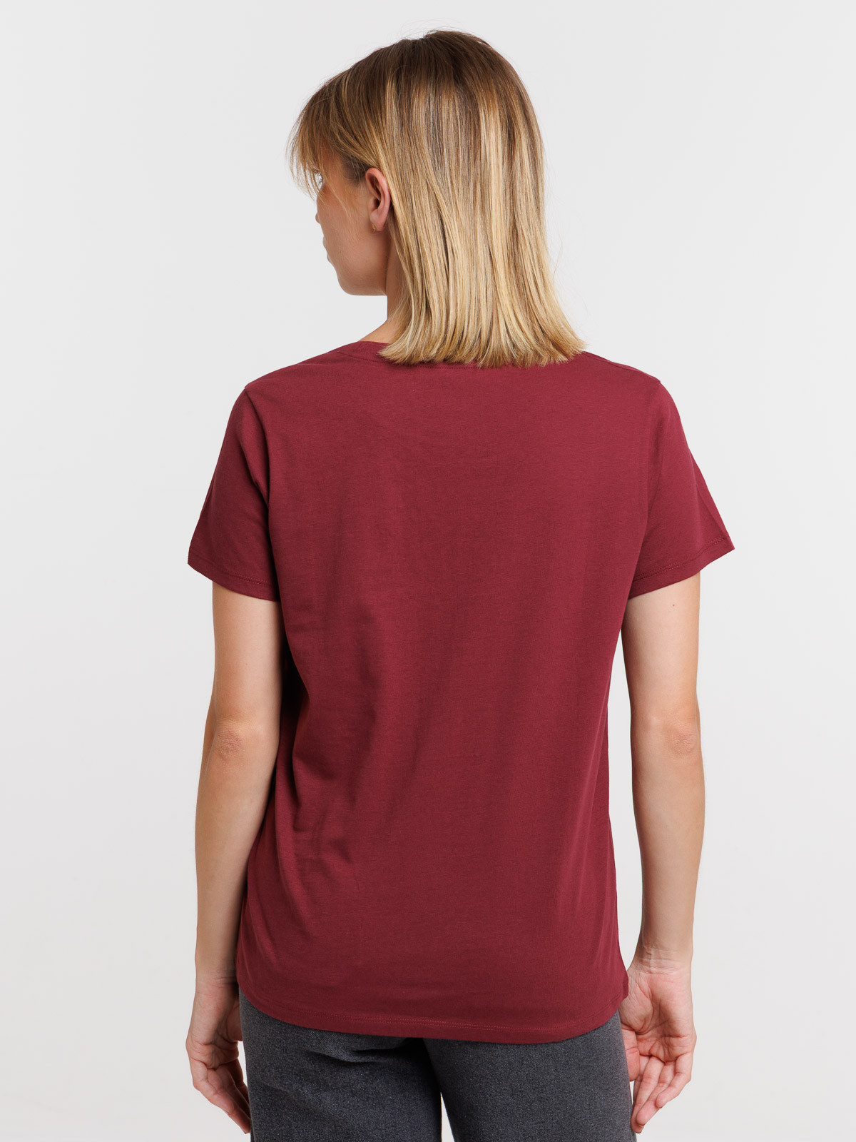 T-shirt Amour bordeaux foncé femme T-shirt Amour bordeaux foncé femme