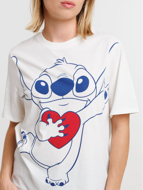 T-shirt motif STITCH femme