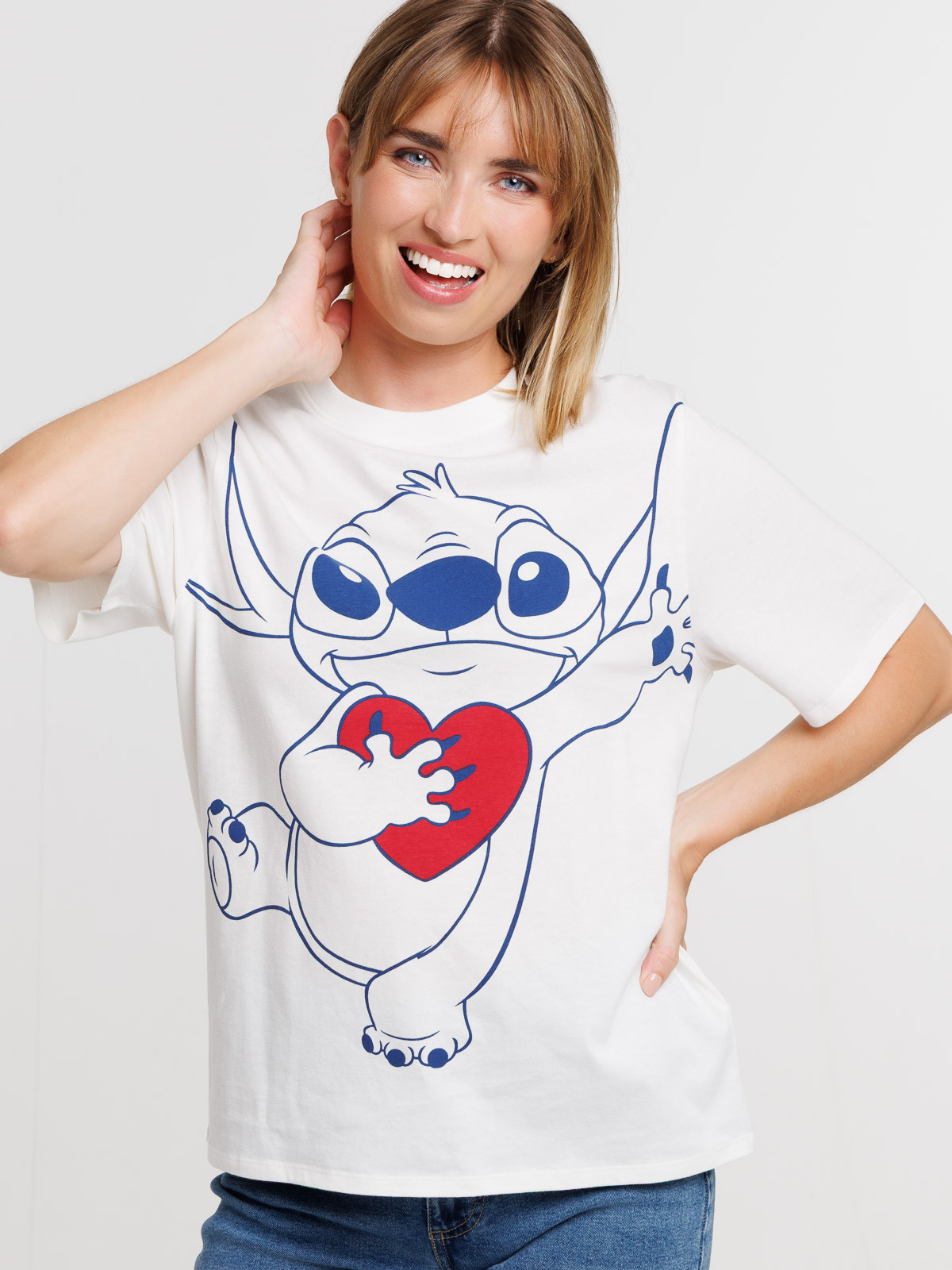 T-shirt motif STITCH femme T-shirt motif STITCH femme