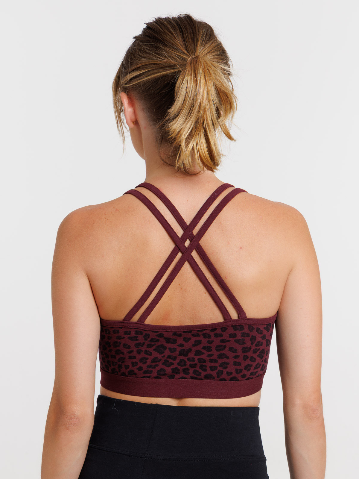 Brassière de sport motif léopard femme Brassière de sport motif léopard femme