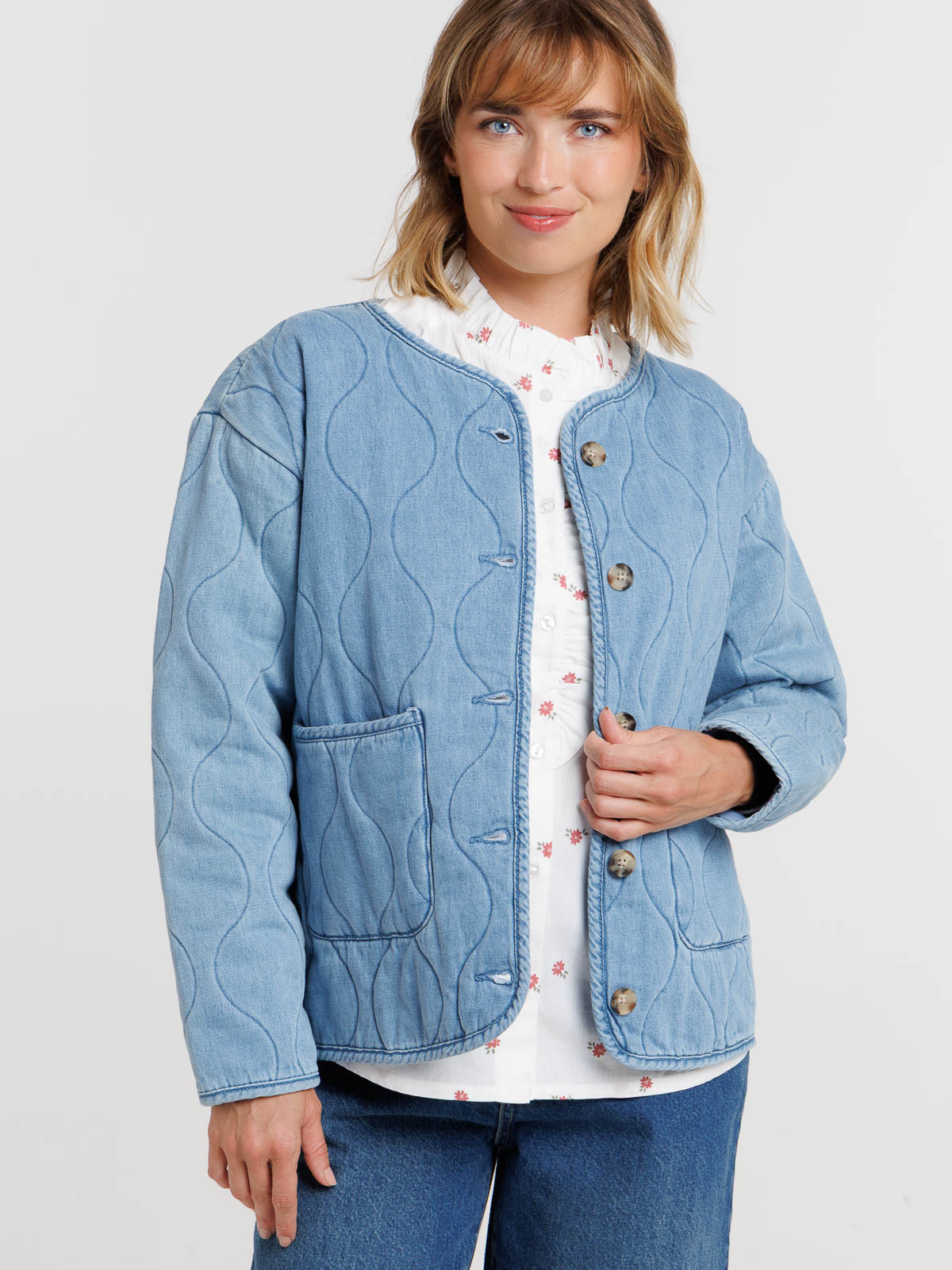 Veste jean double stone femme Veste jean double stone femme