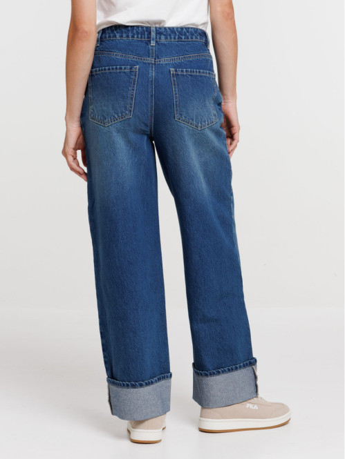 Jean large revers dark...
