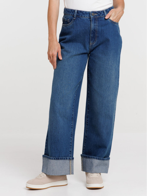 Jean large revers dark...