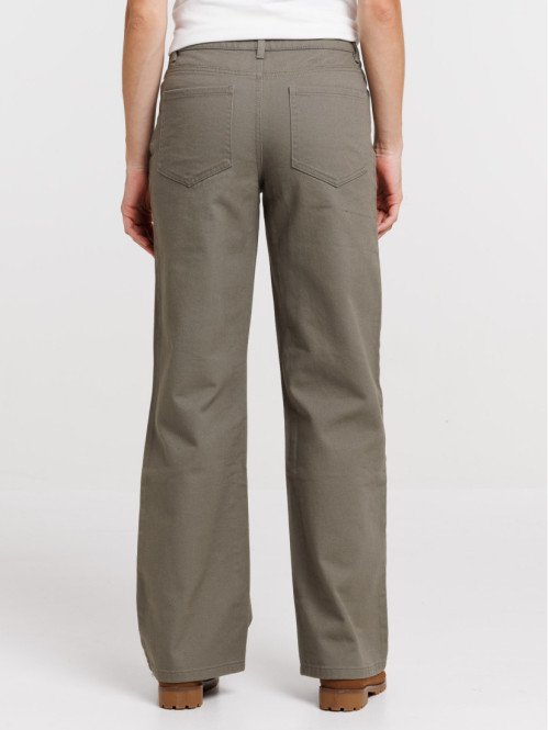 Pantalon large en coton femme