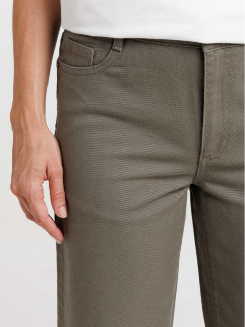Pantalon large en coton femme