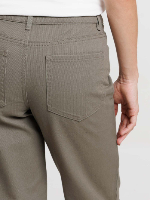 Pantalon large en coton femme
