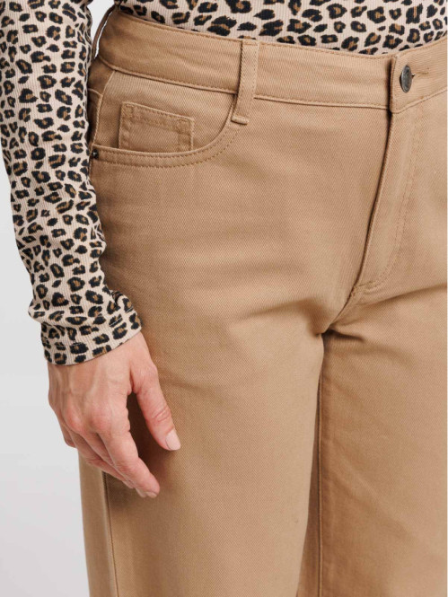 Pantalon coupe large en...