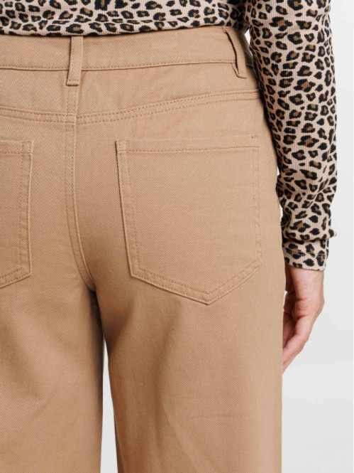 Pantalon coupe large en...