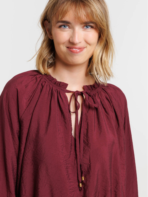 Blouse col tunisien dark...
