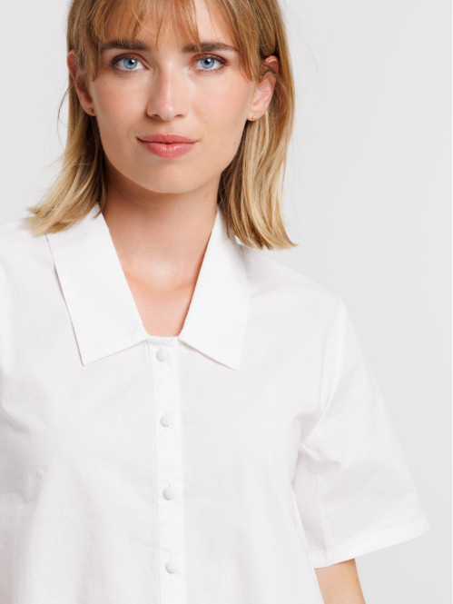 Chemise avec bande en...