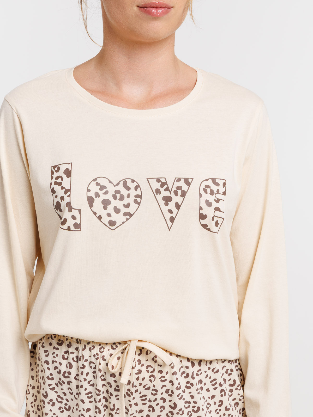 Pyjama léopard femme