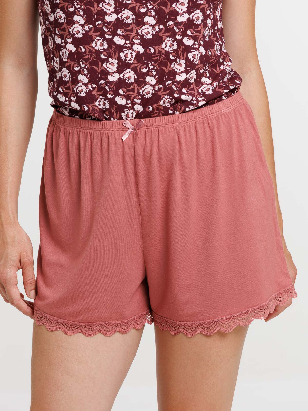 Bas de pyjama short blush femme Bas de pyjama short blush femme