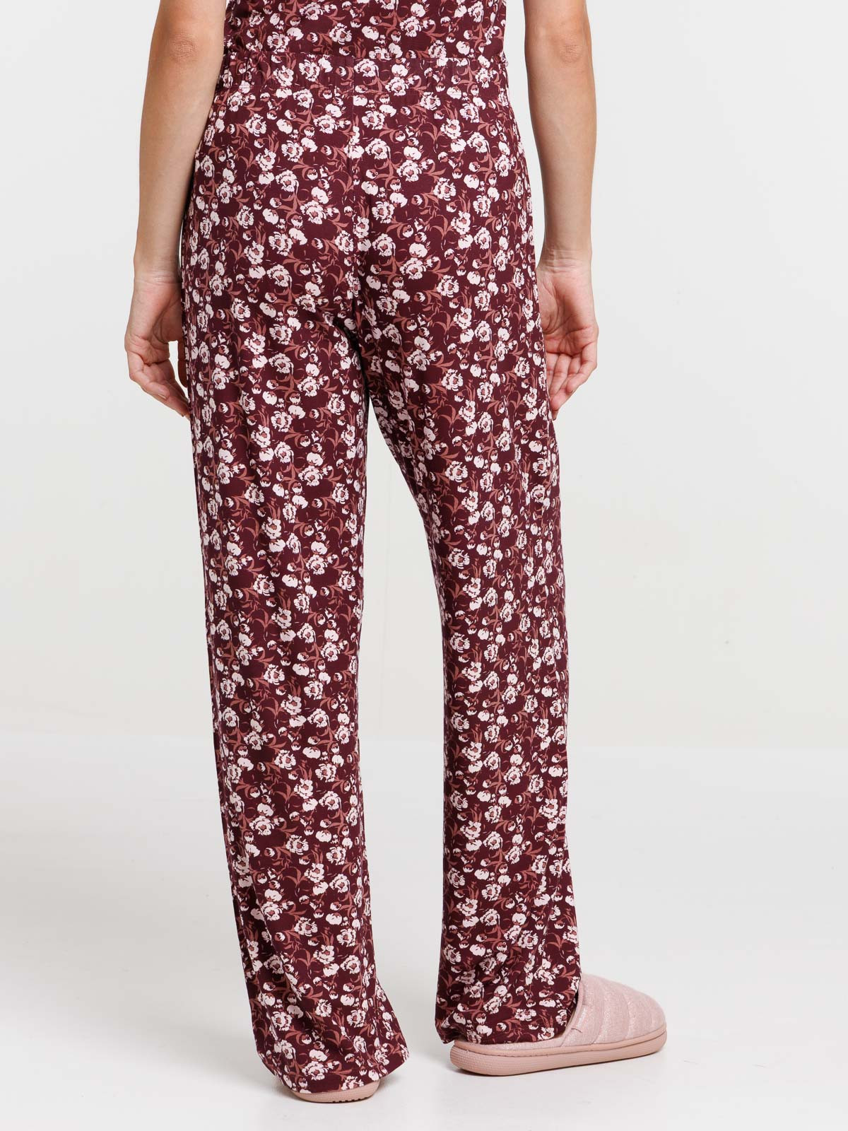 Bas de pyjama fleuri femme Bas de pyjama fleuri femme