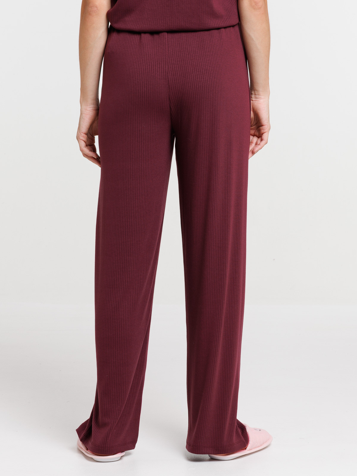 Bas de pyjama côtelé femme Bas de pyjama côtelé femme