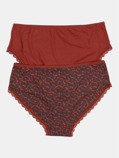 Lot de 2 shorties léopard...