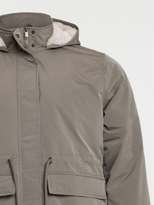 Parka à capuche grande...