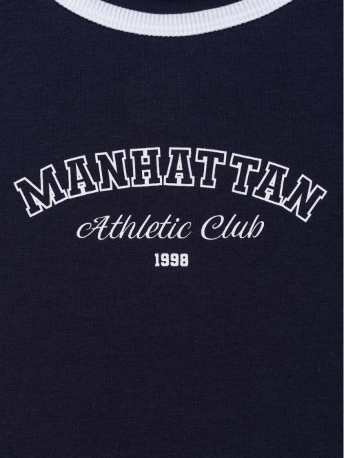 T-shirt bleu Manhattan...