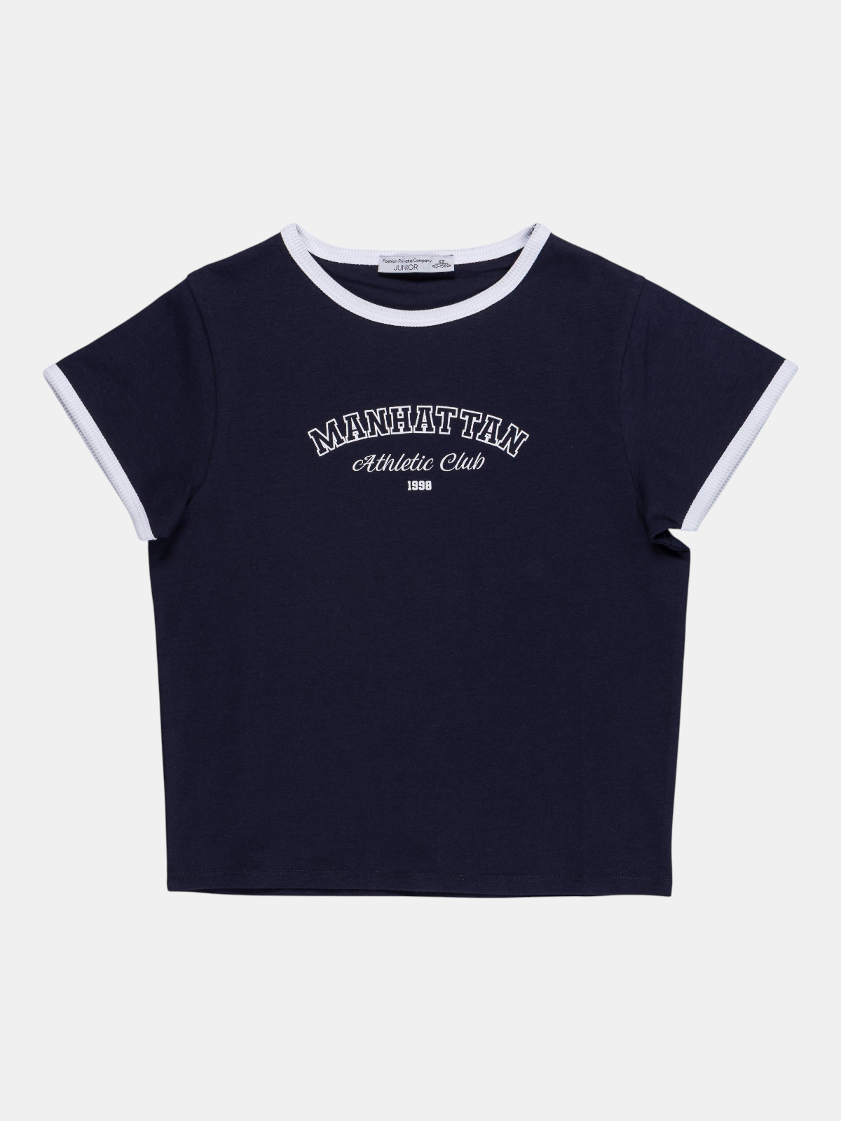 T-shirt bleu Manhattan fille (XXS-M) T-shirt bleu Manhattan fille (XXS-M)