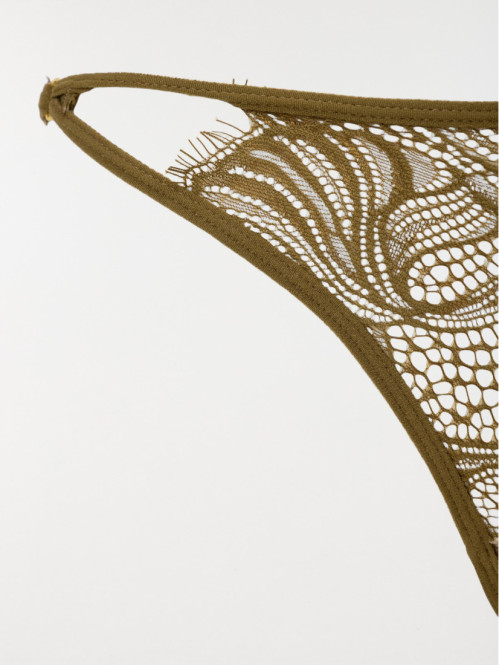 Tanga dentelle graphique...