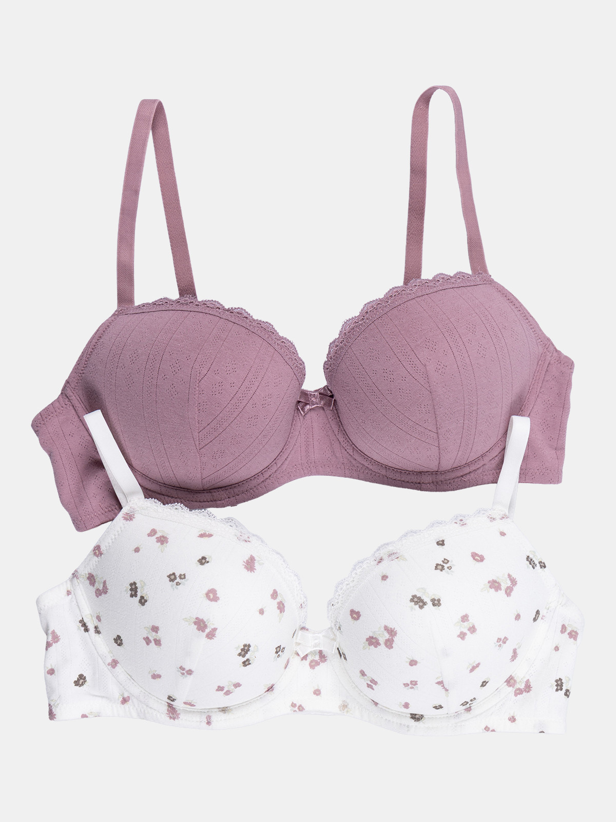 Lot de 2 soutiens-gorge femme (85B-95D) Lot de 2 soutiens-gorge femme (85B-95D)
