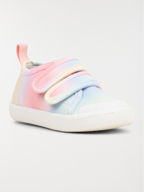 Tennis toile multicolore fille (20-23) Tennis toile multicolore fille (20-23)