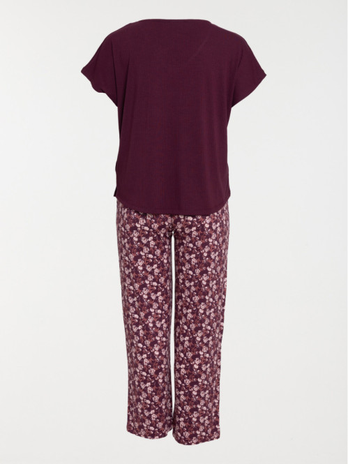 Pyjama fleuri grande taille...