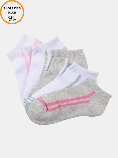 Lot de 5 paires chaussettes...