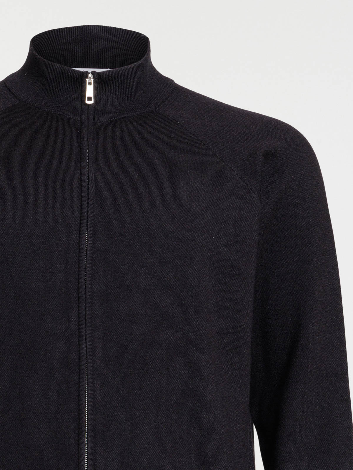 Gilet noir zippé homme grande taille