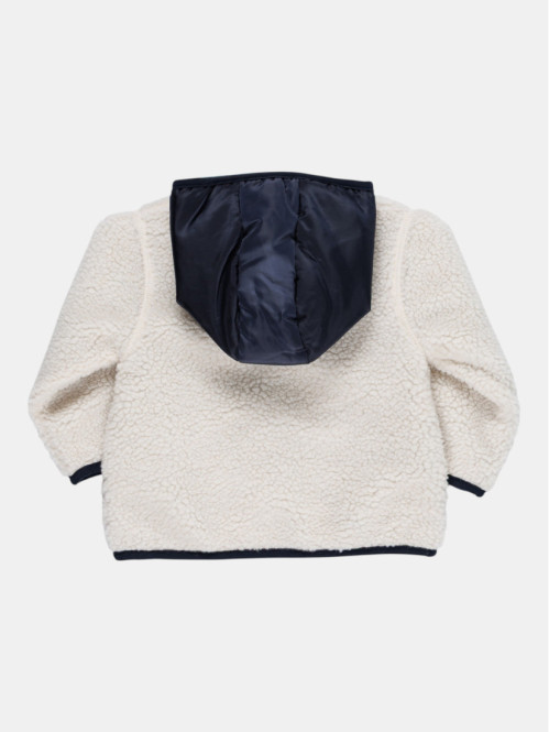 Manteau sherpa à capuche...