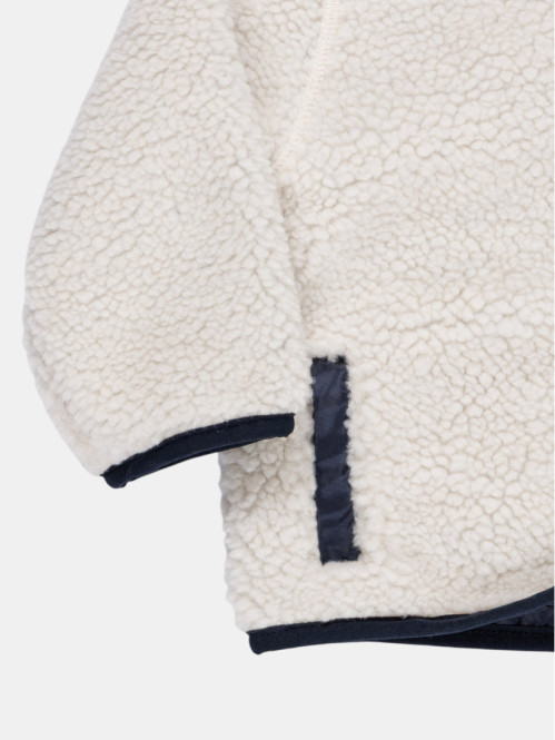 Manteau sherpa à capuche...